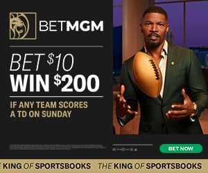 Bet $10 Win $200 If Any Team Scores a Touchdown on Sunday