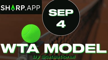 Statsational WTA Model US Open September 4