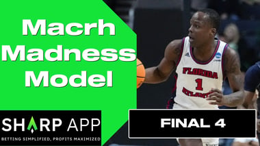 NCAA MARCH MADNESS FINAL 4 MODEL LINES