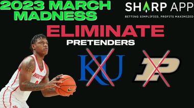 Eliminating Pretenders 2023 NCAA March Madness Tournament