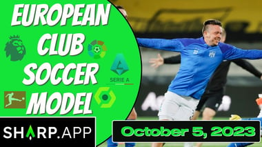 Statsational Soccer Model October 5, 2023