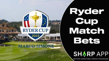 Ryder Cup USA vs Europe Match Bets Day 3