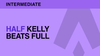 Fractional Kelly — why ½ beats full almost every time