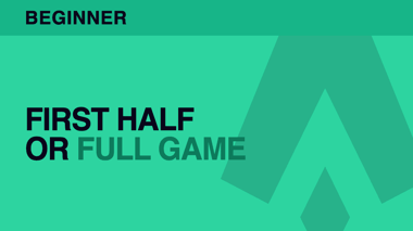 First-half vs full-game — same matchup, different market