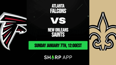 Falcons vs Saints Betting Trends, Odds, and Insights - January 7th, 2024