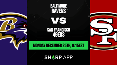 Ravens vs 49ers Betting Trends, Odds, and Insights - December 25th, 2023