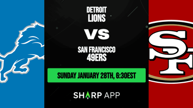 Lions vs 49ers Betting Trends, Odds, and Insights - January 28th, 2024