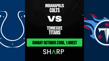 Indianapolis Colts vs Tennessee Titans Matchup Preview - October 23rd, 2022