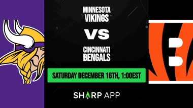 Vikings vs Bengals Betting Trends, Odds, and Insights - December 16th, 2023