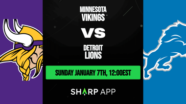 Vikings vs Lions Betting Trends, Odds, and Insights - January 7th, 2024