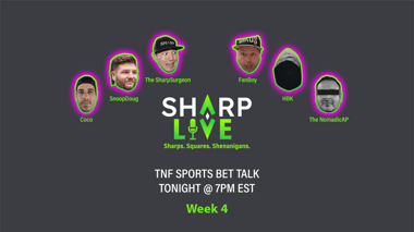 Sharp TNF Watch Party - Tonight @ 7PM EST (Week 4)