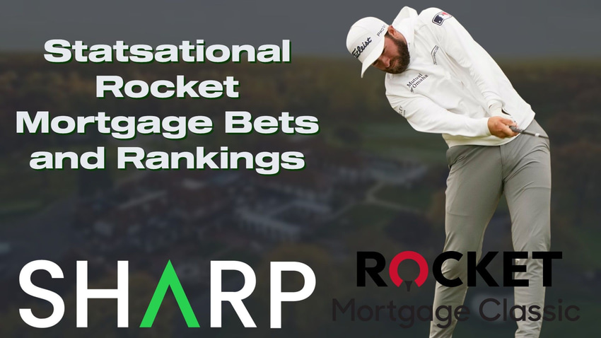 Statsational PGA Model and Rocket Mortgage Bets