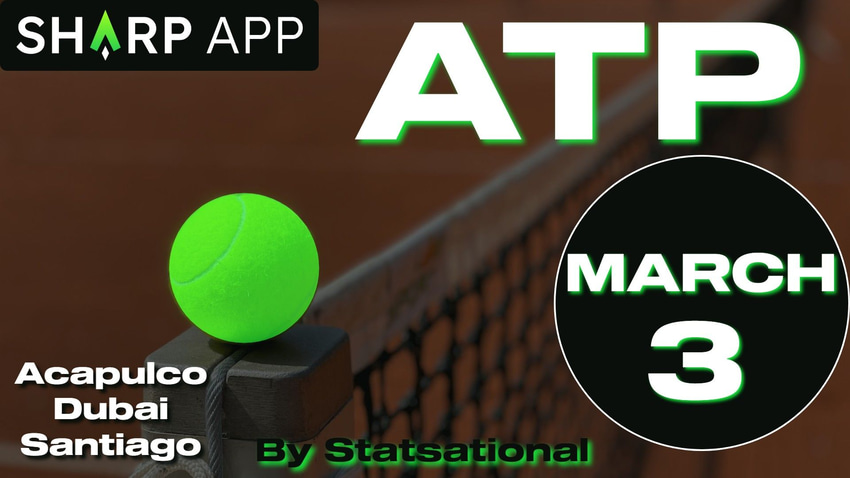 Statsational ATP Model March 3 (Updated for Acapulco 5:00 PM)