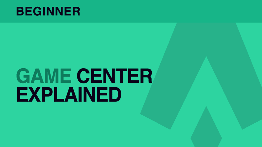 Game Center — one screen for everything in a game