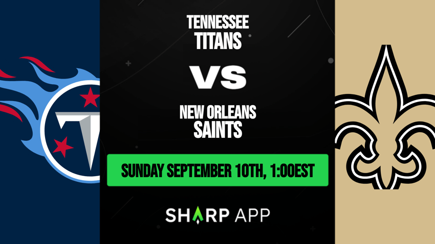 New Orleans Saints vs Tennessee Titans on September 10