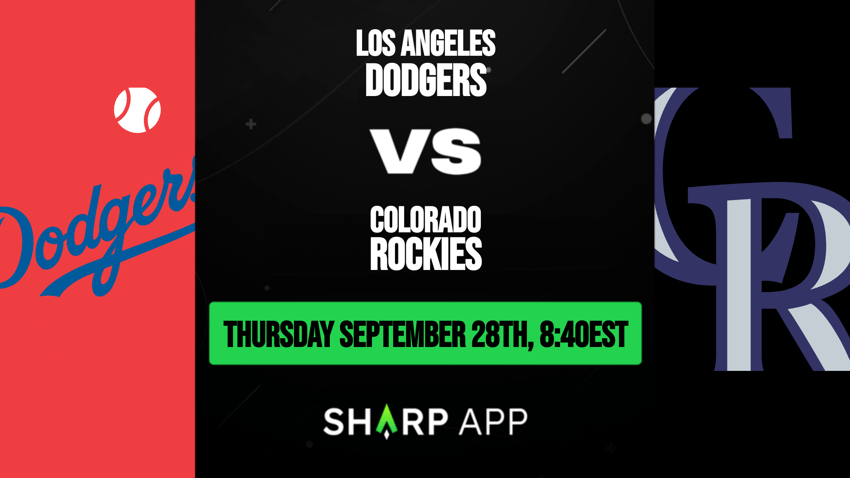 Rockies vs. Dodgers Probable Starting Pitching - September 28
