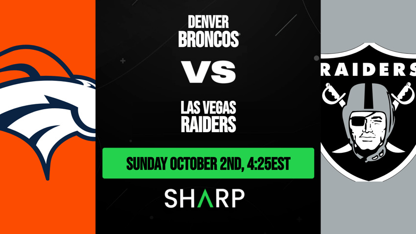 NFL odds: Denver Broncos are favorites vs. Las Vegas Raiders