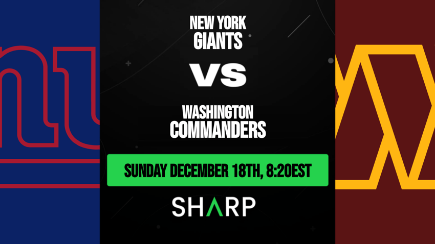 New York Giants vs Washington Commanders Matchup Preview - December 18th,  2022